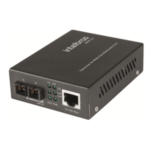 Conversor de Mídia Fast Ethernet Multimodo - KFM 112 (Intelbras)